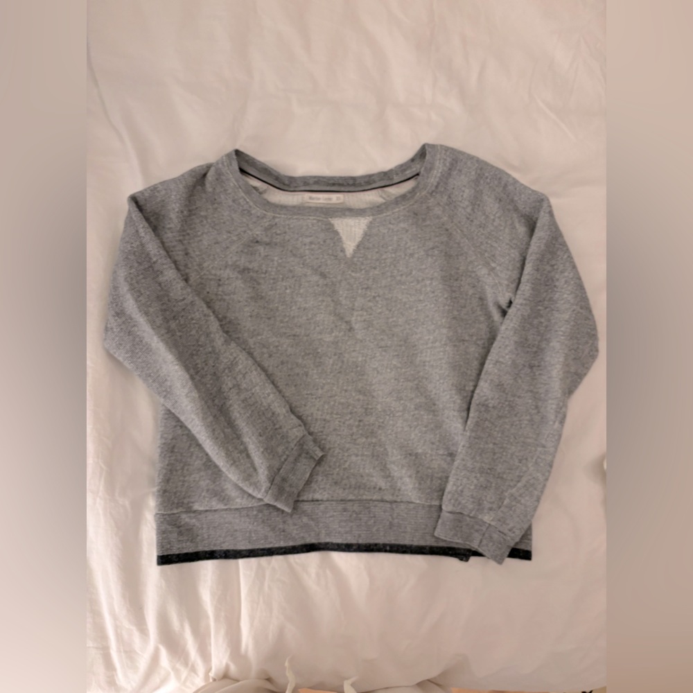 Marine Layer Terry Sweatshirt in Gray Heather
